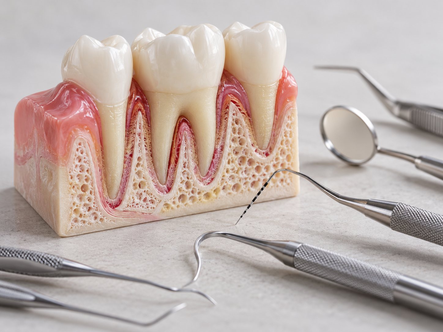 Dente, gengiva e osso: i tessuti da conservare